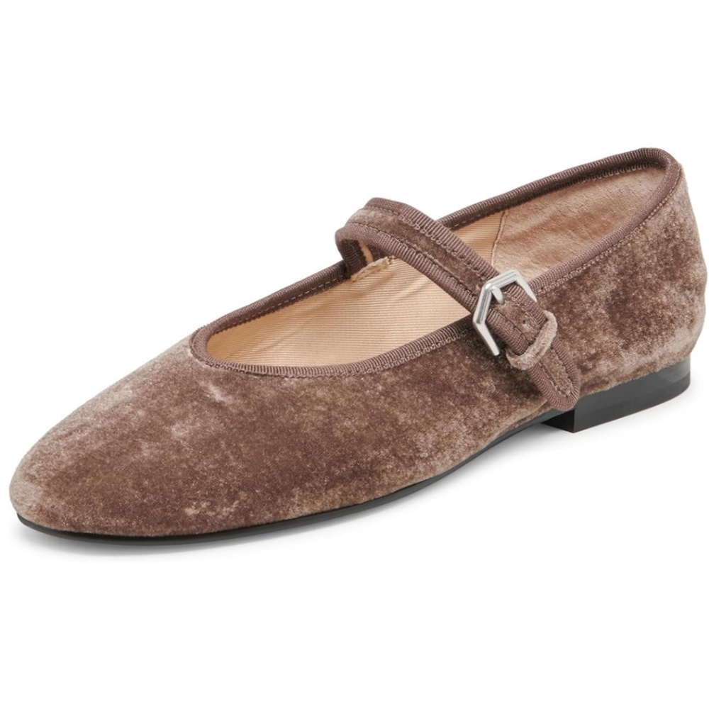 Dolce Vita Brown Velvet Flats